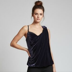 Robert Rodriguez Velvet + Leather Top 4